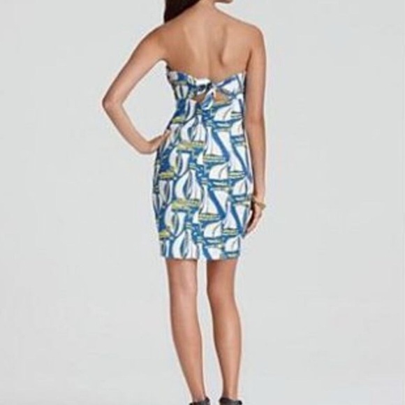 LILLY PULITZER STRAPLESS DRESS - Picture 2 of 8